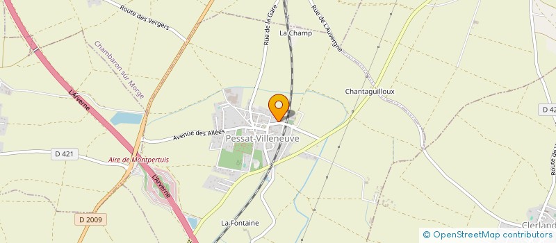 localisation de l'entreprise MADAME JULIE ESPARCIEUX  PESSAT-VILLENEUVE