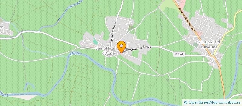 localisation de l'entreprise MADAME JULIE ESPAZE  SAINT-NAZAIRE-D'AUDE