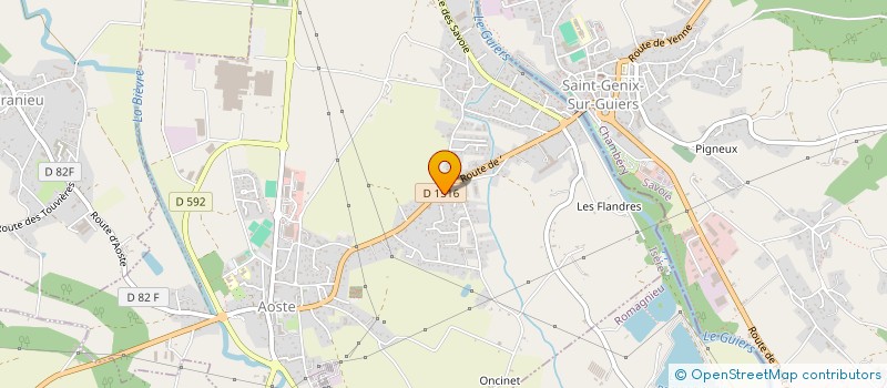 localisation de l'entreprise MADAME JULIE ETTINGER  AOSTE