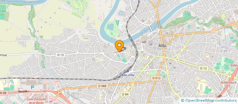 localisation de l'entreprise MADAME JULIE EUGENE à ALBI