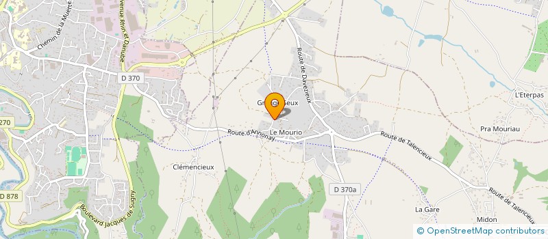 localisation de l'entreprise MADAME JULIE EYNARD  VERNOSC-LES-ANNONAY