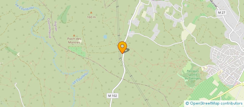 localisation de l'entreprise MADAME JULIE FABIENNE PAPAIX  MONTARNAUD