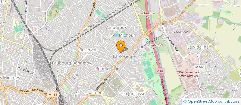 localisation de l'entreprise MADAME JULIE FANJEAUX à TOULOUSE