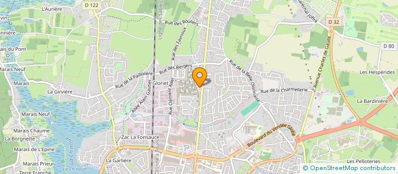 localisation de l'entreprise MADAME JULIE FARDEAU  LES SABLES-D'OLONNE