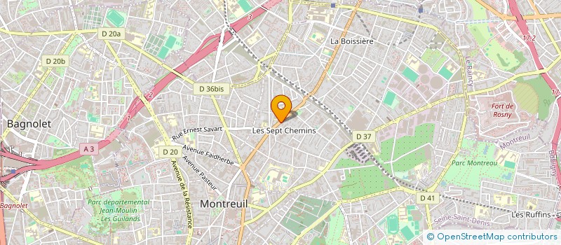 localisation de l'entreprise MADAME JULIE FARRUGIA à MONTREUIL