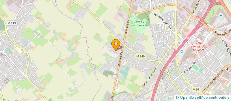 localisation de l'entreprise MADAME JULIE FASQUEL  RONCQ