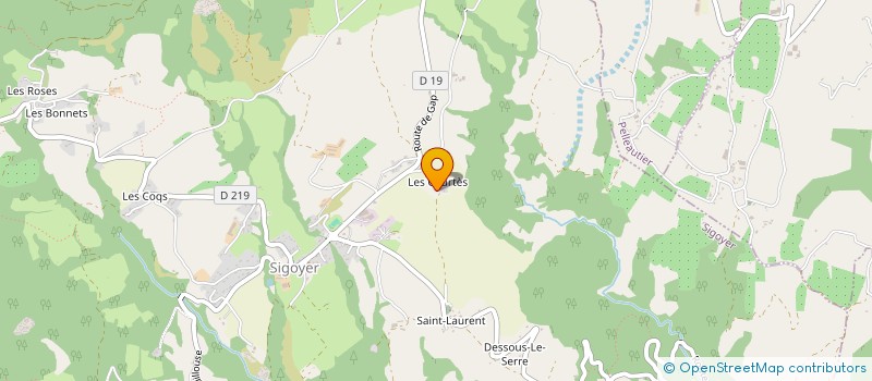 localisation de l'entreprise MADAME JULIE FAURE  SIGOYER