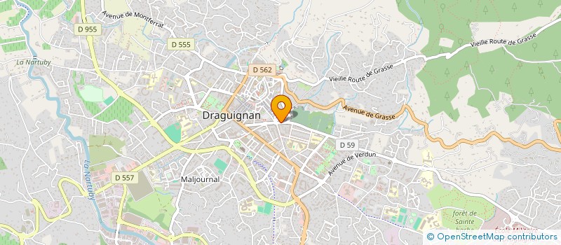 localisation de l'entreprise MADAME JULIE FAVRE  DRAGUIGNAN