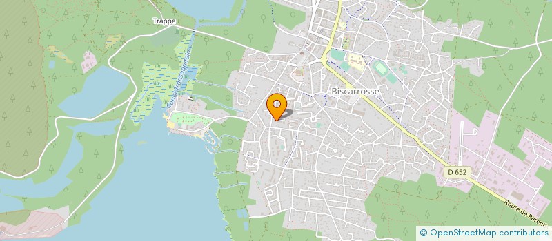 localisation de l'entreprise MADAME JULIE FAYARD  BISCARROSSE