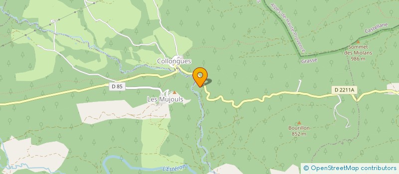 localisation de l'entreprise MADAME JULIE FECHOZ-CHRISTOPHE  COLLONGUES