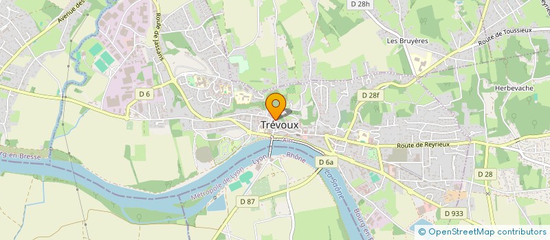 localisation de l'entreprise MADAME JULIE FENELON  TREVOUX