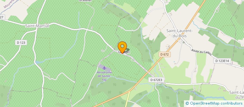 localisation de l'entreprise MADAME JULIE FERNANDES  SAINTE-FOY-LA-LONGUE