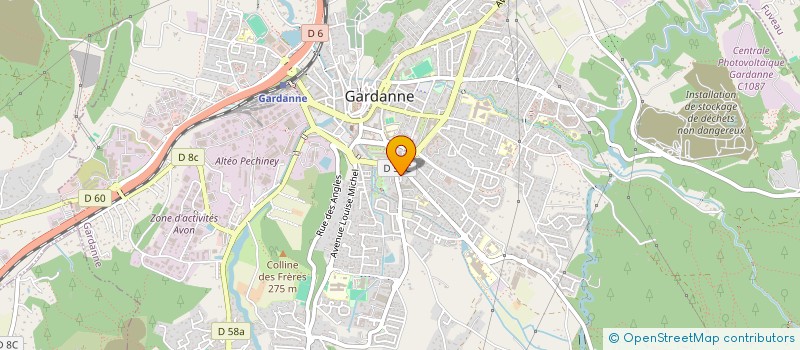 localisation de l'entreprise MADAME JULIE FERNANDEZ RODRIGUEZ  GARDANNE