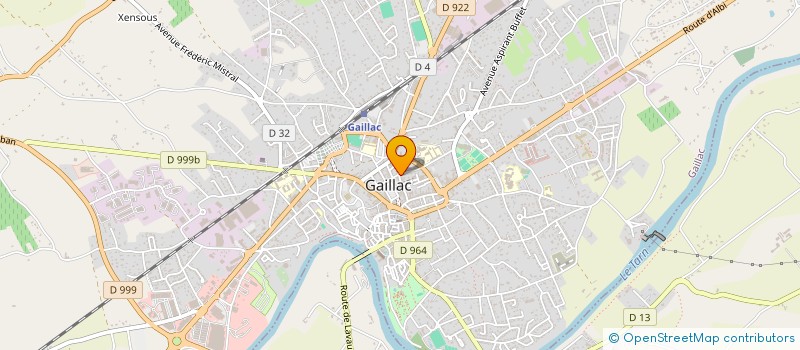 localisation de l'entreprise MADAME JULIE FERRER  GAILLAC