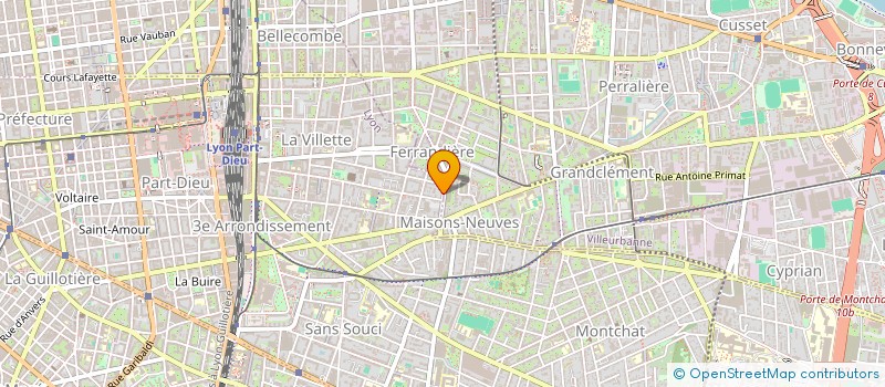 localisation de l'entreprise MADAME JULIE FERRERO  LYON