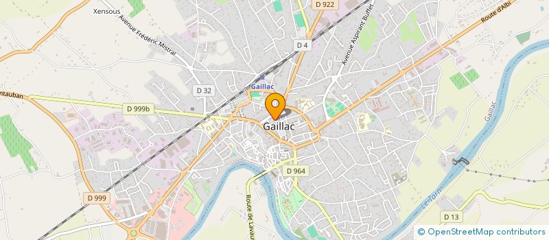 localisation de l'entreprise MADAME JULIE FEUILLET  GAILLAC