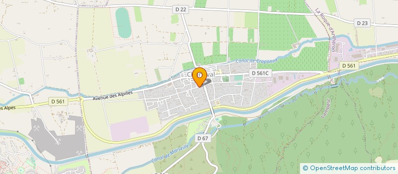 localisation de l'entreprise MADAME JULIE FEVRIER  CHARLEVAL