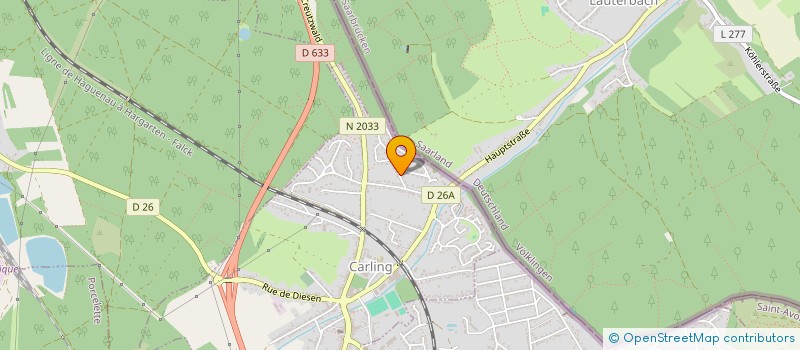 localisation de l'entreprise MADAME JULIE FEY  CARLING