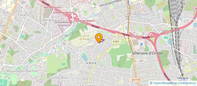 localisation de l'entreprise MADAME JULIE FEYRIT à VILLENAVE-D'ORNON