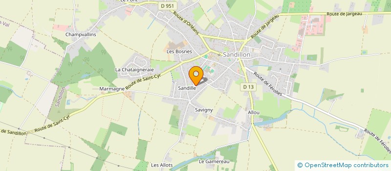 localisation de l'entreprise MADAME JULIE FIDALGO à SAINT-JEAN-LE-BLANC