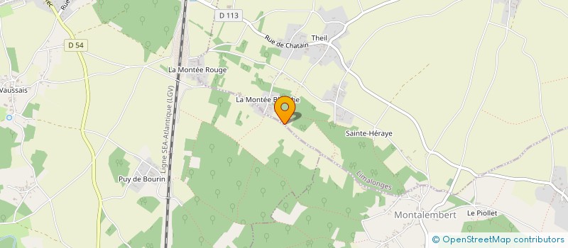 localisation de l'entreprise MADAME JULIE FILEWOOD  LIMALONGES