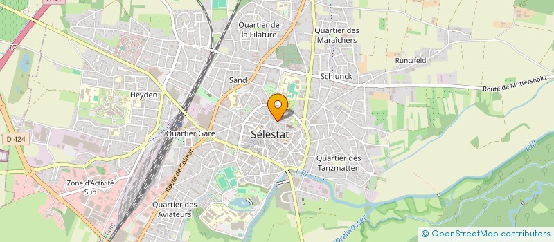 localisation de l'entreprise MADAME JULIE FISCHER à SELESTAT