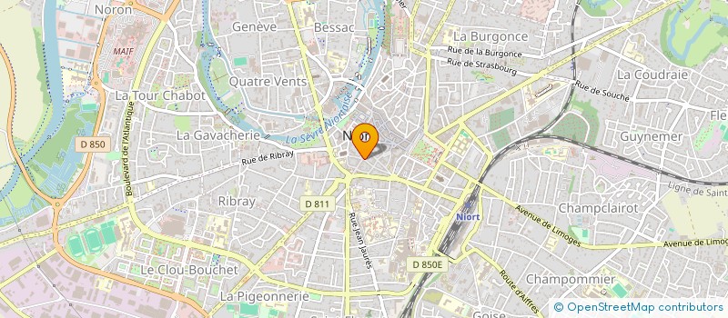 localisation de l'entreprise MADAME JULIE FLEURIAUD à NIORT