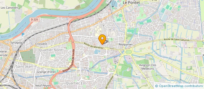 localisation de l'entreprise MADAME JULIE FLITI  LE PONTET