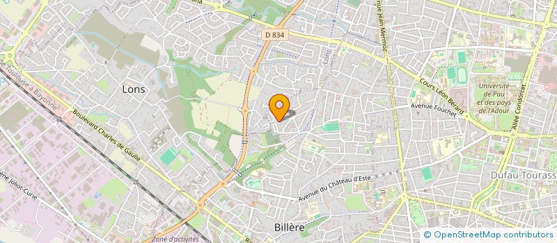 localisation de l'entreprise MADAME JULIE FLOT  BILLERE