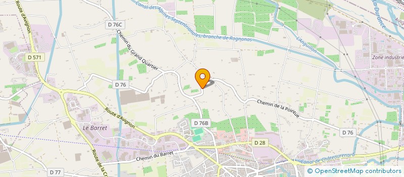 localisation de l'entreprise MADAME JULIE FONTAINE  CHATEAURENARD