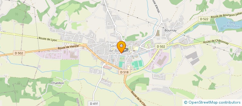 localisation de l'entreprise MADAME JULIE FONTANEL  SAINT-JEAN-DE-BOURNAY