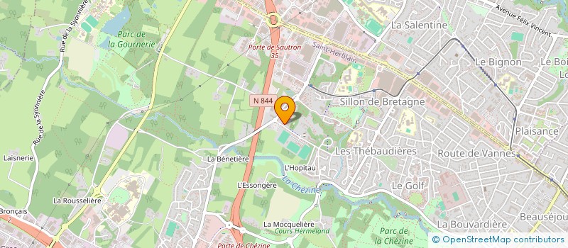 localisation de l'entreprise MADAME JULIE FONTENEAU  SAINT-HERBLAIN