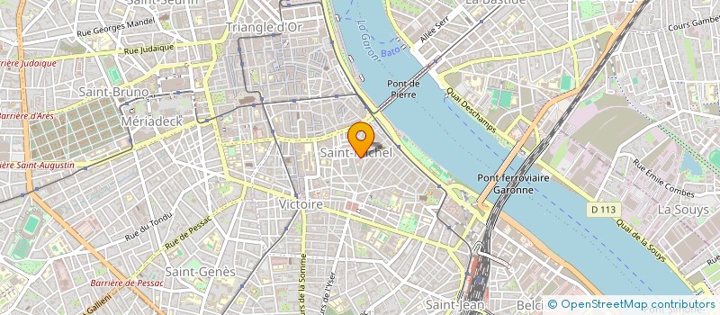 localisation de l'entreprise MADAME JULIE FORESTIER à BORDEAUX