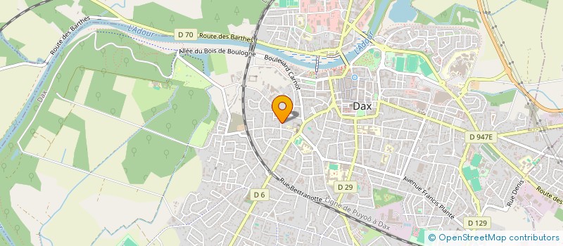 localisation de l'entreprise MADAME JULIE FORT  DAX