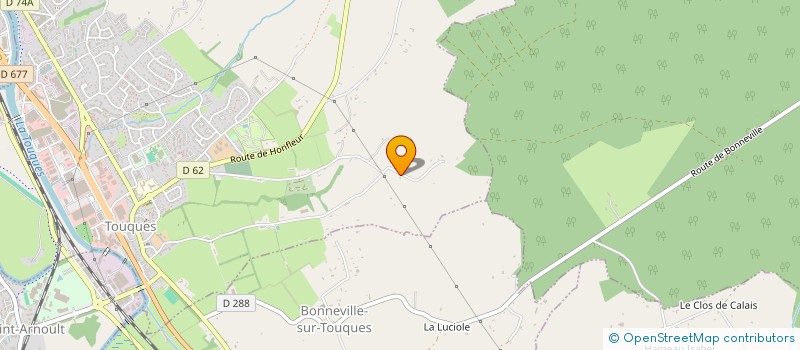 localisation de l'entreprise MADAME JULIE FORTIER  TOUQUES