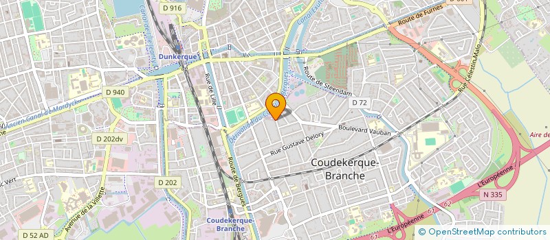 localisation de l'entreprise MADAME JULIE FOSSAERT  COUDEKERQUE-BRANCHE