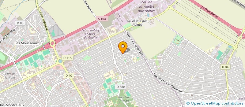 localisation de l'entreprise MADAME JULIE FOUASSE à TREMBLAY-EN-FRANCE
