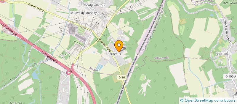 localisation de l'entreprise MADAME JULIE FOUCHER à VILLEVAUDE