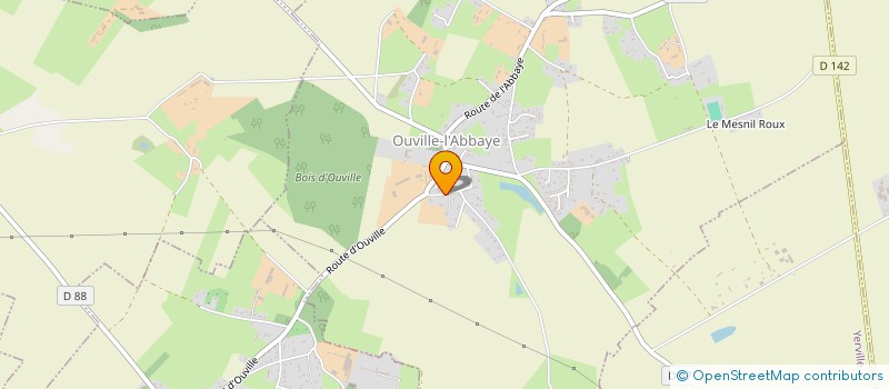 localisation de l'entreprise MADAME JULIE FOUQUEROLLE  OUVILLE-L'ABBAYE