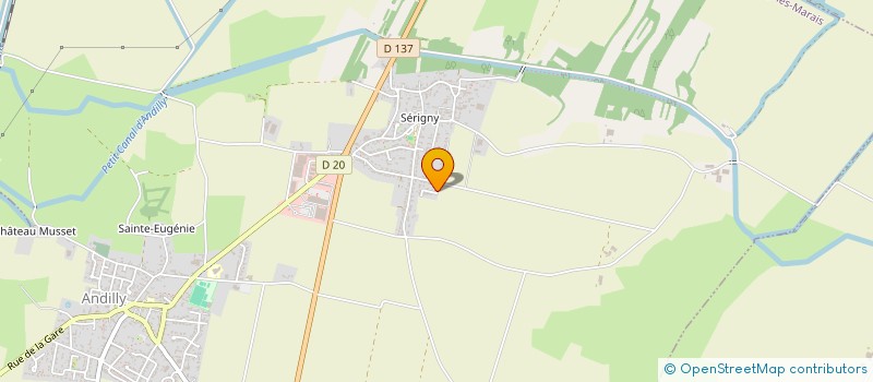 localisation de l'entreprise MADAME JULIE FRANCOIS  ANDILLY