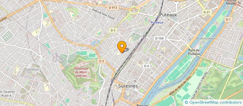 localisation de l'entreprise MADAME JULIE FRATACCI à SURESNES