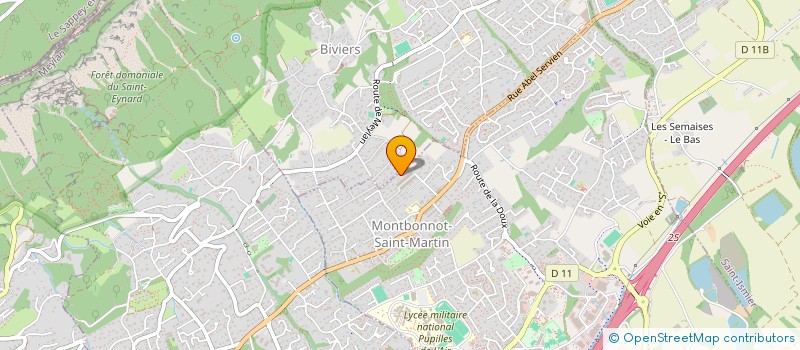 localisation de l'entreprise MADAME JULIE FRECONA  MONTBONNOT-SAINT-MARTIN