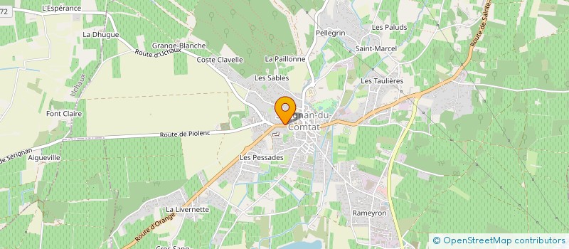 localisation de l'entreprise MADAME JULIE FREI à SERIGNAN-DU-COMTAT