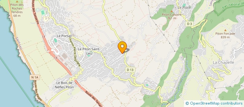 localisation de l'entreprise MADAME JULIE FRESNAY  SAINT-LEU