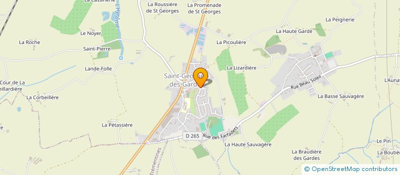 localisation de l'entreprise MADAME JULIE FRESNEAU  CHEMILLE-EN-ANJOU