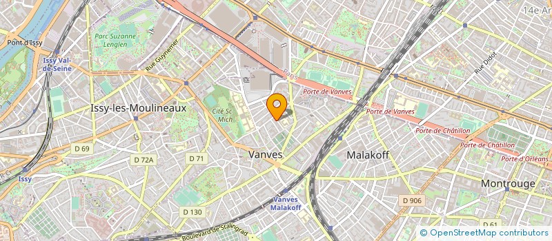 localisation de l'entreprise MADAME JULIE FREYRI  VANVES