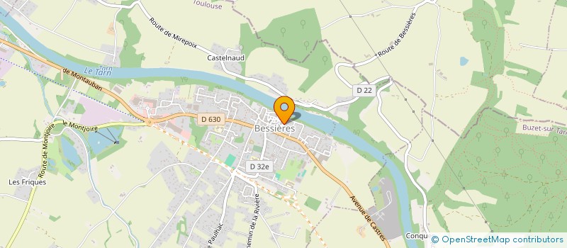 localisation de l'entreprise MADAME JULIE FROBERGER  BESSIERES