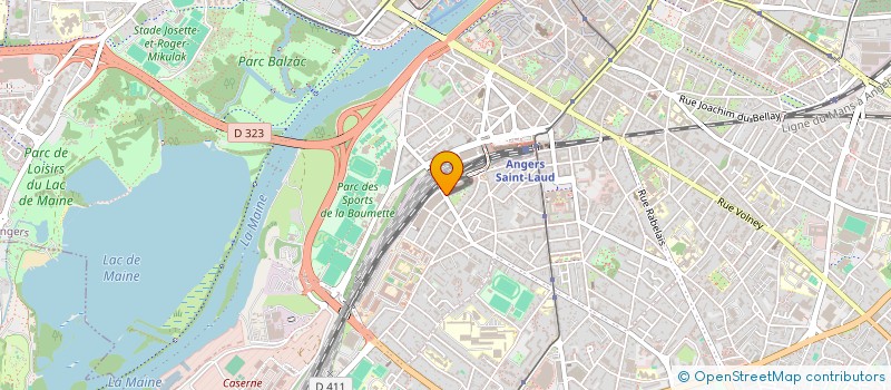 localisation de l'entreprise MADAME JULIE FRONTEAU PANCHEVRE à ANGERS