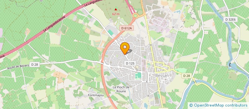 localisation de l'entreprise MADAME JULIE FULCONIS  BESSAN