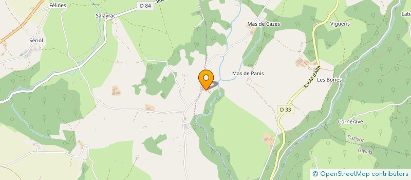 localisation de l'entreprise MADAME JULIE GAILLAC  PARISOT